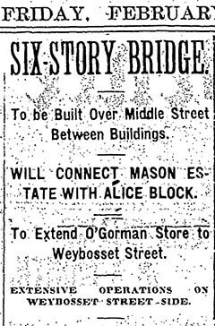 1903 - ALICE BUILDING - PROVIDENCE JOURNAL