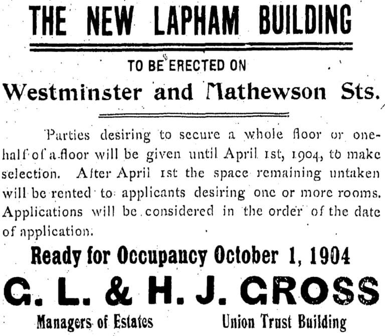 1904 - LAPHAM BUILDING - PROVIDENCE JOURNAL (1)