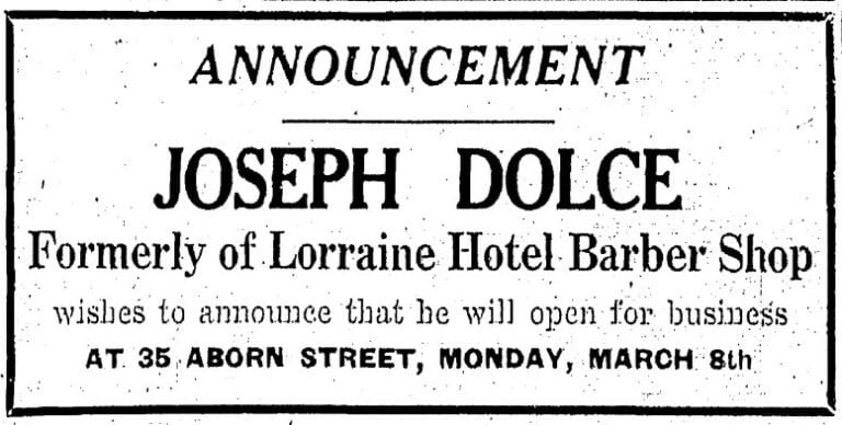 1920 - 31-35 ABORN STREET - BUILDING BUILT PROVIDENCE JOURNAL