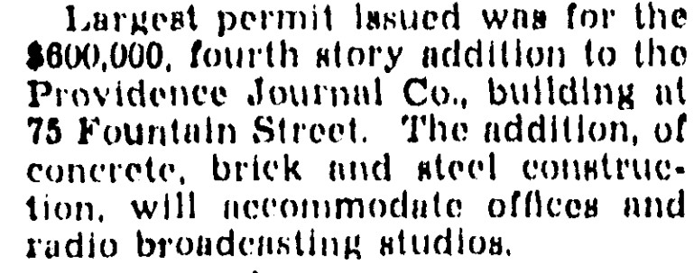 1948 - 75 FOUNTAIN STREET - PROVIDENCE JOURNAL