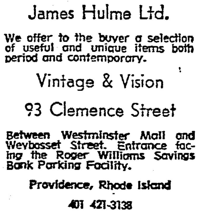 1969 - 91-97 CLEMENCE STREET - PROVIDENCE JOURNAL